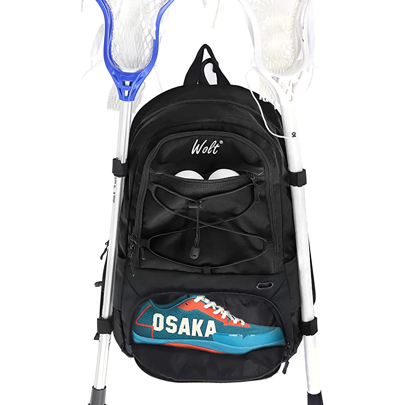 Turf Lacrosse Backpack Bag Extra Large Storage Room for Holding All