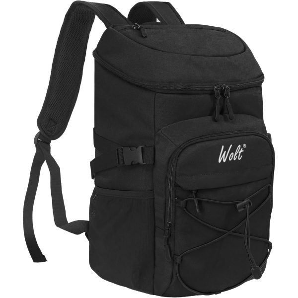 WOLT|Cooler Backpack,24 Cans Insulated Backpack Cooler Leakproof Lunch Backpack for Hiking